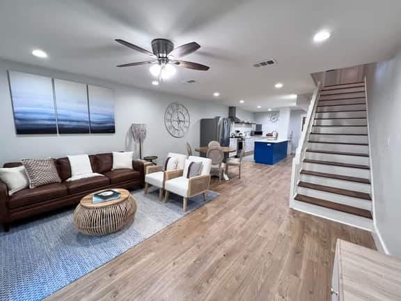Spacious Townhouse w/ Deck, 2 King Beds & Relaxing Vibes